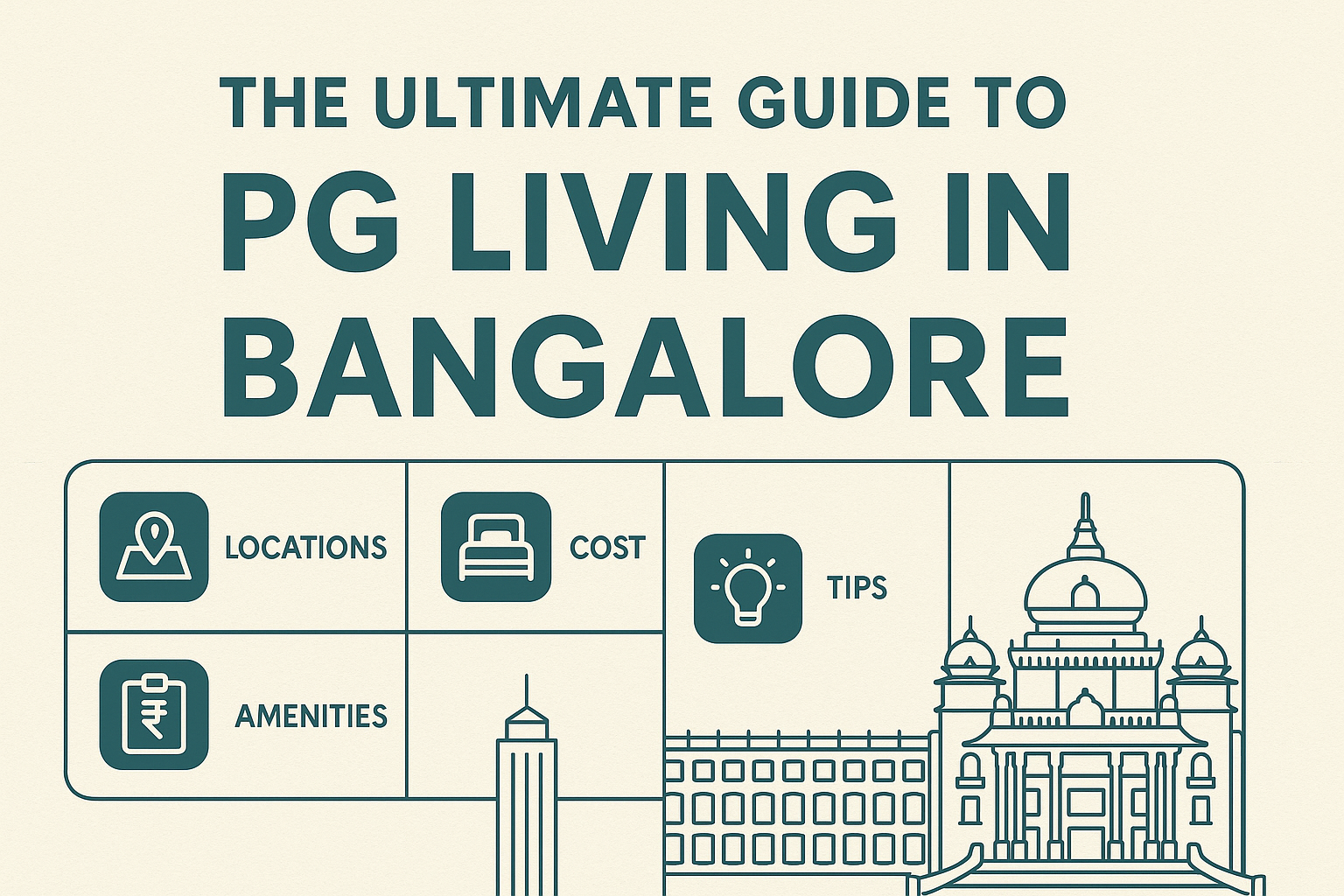 Guide to PG Living in Bangalore